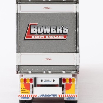 Drake ZT09256 - Australian Freighter Eziliner B Double Set Bowers Heavy Haulage - Scale 1:50