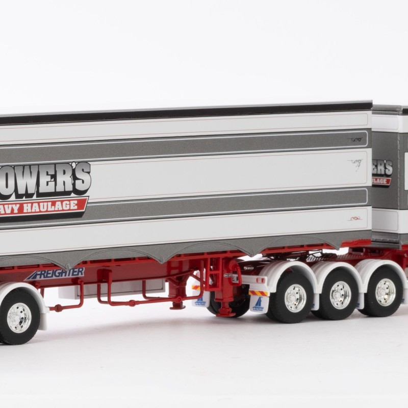 Drake ZT09256 - Australian MaxiTRANS Eziliner B Double Set Bowers Heavy Haulage - Scale 1:50