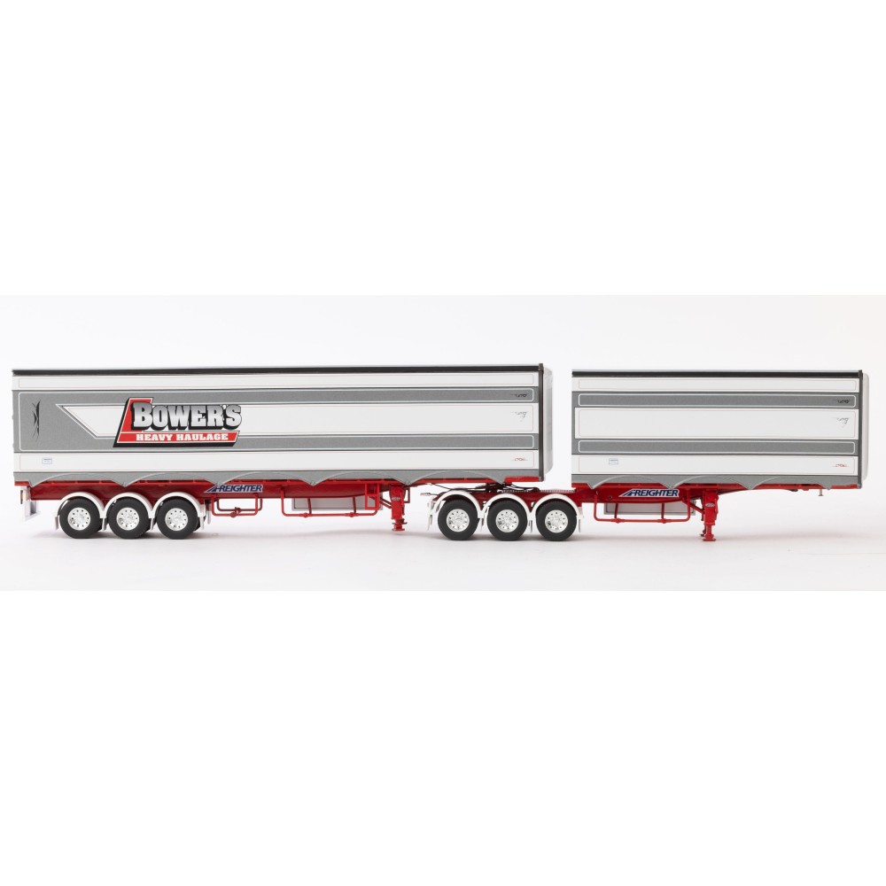 Drake ZT09256 - Australian MaxiTRANS Eziliner B Double Set Bowers Heavy Haulage - Scale 1:50