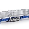 Drake ZT09260 AUSTRALIAN Maxitrans Freighter B Double Trailer Set Blue & White - Scale 1:50