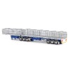 Drake ZT09260 AUSTRALIAN Maxitrans Freighter B Double Trailer Set Blue & White - Scale 1:50
