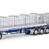 Drake ZT09260 AUSTRALIAN Maxitrans Freighter B Double Trailer Set Blue & White - Scale 1:50