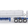 Drake ZT09260 AUSTRALIAN Maxitrans Freighter B Double Trailer Set Blue & White - Scale 1:50