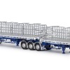 Drake ZT09260 AUSTRALIAN Maxitrans Freighter B Double Trailer Set Blue & White - Scale 1:50