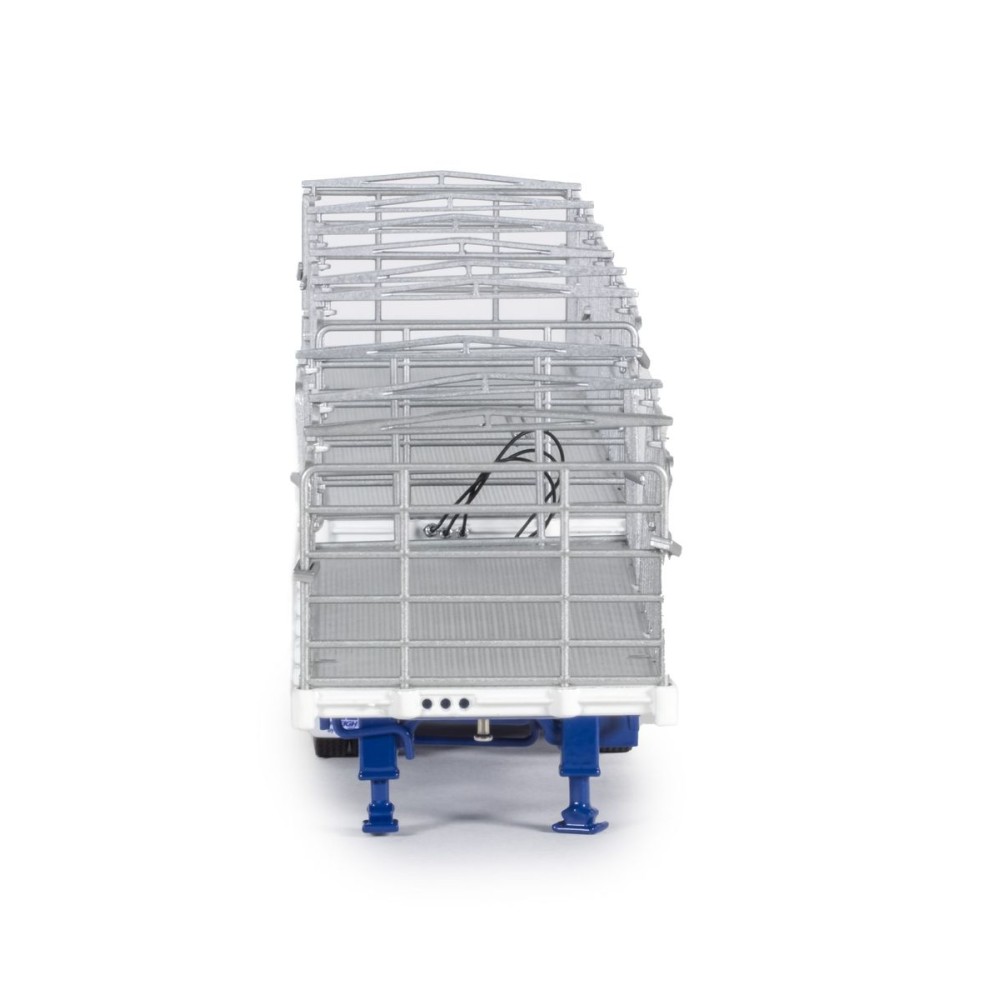 Drake ZT09260 AUSTRALIAN Maxitrans Freighter B Double Trailer Set Blue & White - Scale 1:50