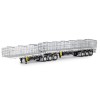 Drake ZT09261 AUSTRALIAN Maxitrans Freighter B Double Trailer Set Black & White - Scale 1:50