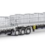 Drake ZT09261 AUSTRALIAN Maxitrans Freighter B Double Trailer Set Black & White - Scale 1:50