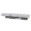 Drake ZT09261 AUSTRALIAN Maxitrans Freighter B Double Trailer Set Black & White - Scale 1:50