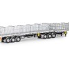 Drake ZT09261 AUSTRALIAN Maxitrans Freighter B Double Trailer Set Black & White - Scale 1:50