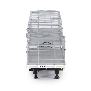 Drake ZT09261 AUSTRALIAN Maxitrans Freighter B Double Trailer Set Black & White - Scale 1:50