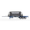 Drake ZT09264 AUSTRALIAN O’Phee BoxLoader Side Loading Trailer with Container - Metallic Blue - Scale 1:50
