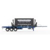 Drake ZT09264 AUSTRALIAN O’Phee BoxLoader Side Loading Trailer with Container - Metallic Blue - Scale 1:50