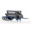 Drake ZT09264 AUSTRALIAN O’Phee BoxLoader Side Loading Trailer with Container - Metallic Blue - Scale 1:50