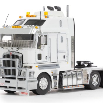 Drake Collectibles Z01540 - Australian Kenworth K200 2.8 Cabin Prime Mover Truck White Black - Phat Cab - Scale 1:50