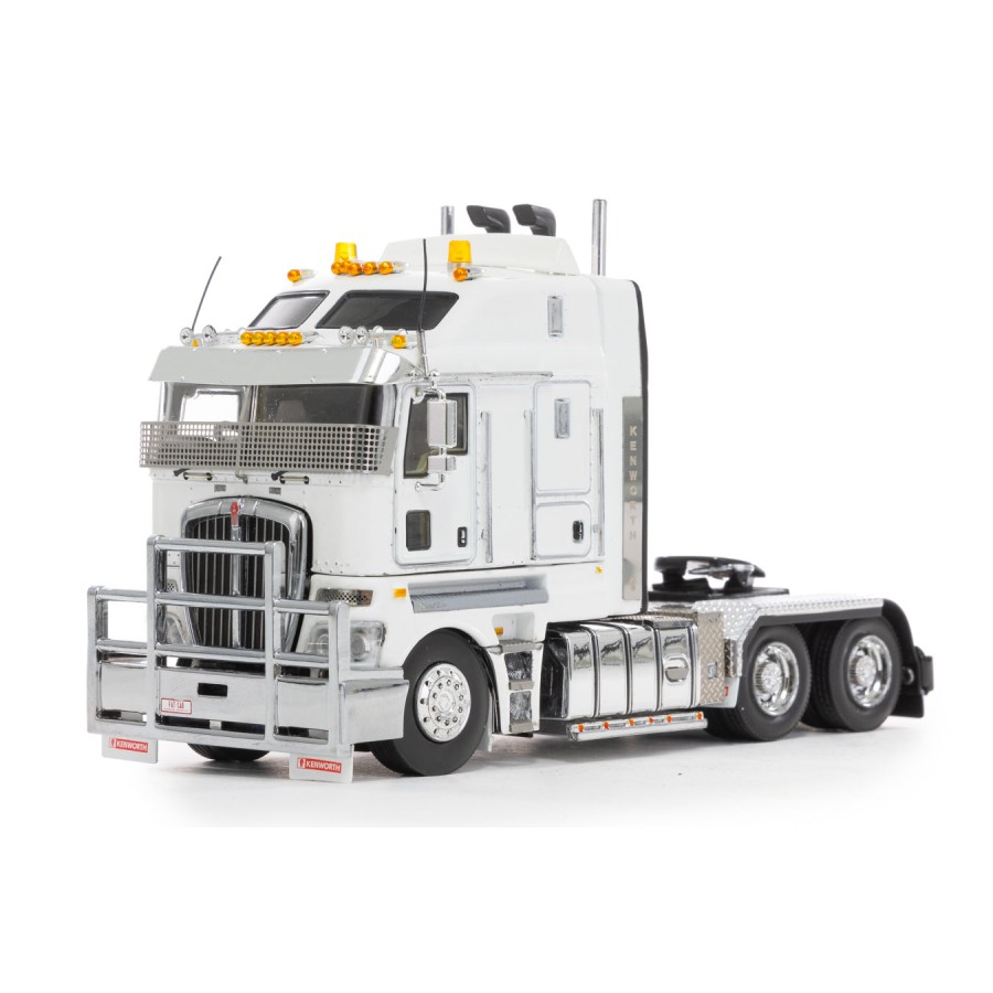 Drake Collectibles Z01540 - Australian Kenworth K200 2.8 Cabin Prime Mover Truck White Black - Phat Cab - Scale 1:50