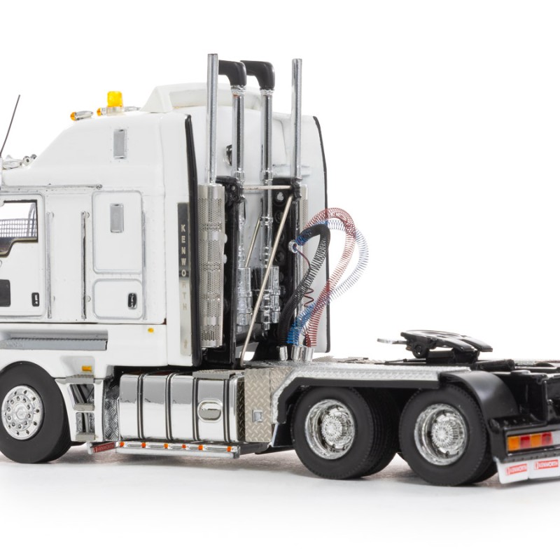 Drake Collectibles Z01540 - Australian Kenworth K200 2.8 Cabin Prime Mover Truck White Black - Phat Cab - Scale 1:50