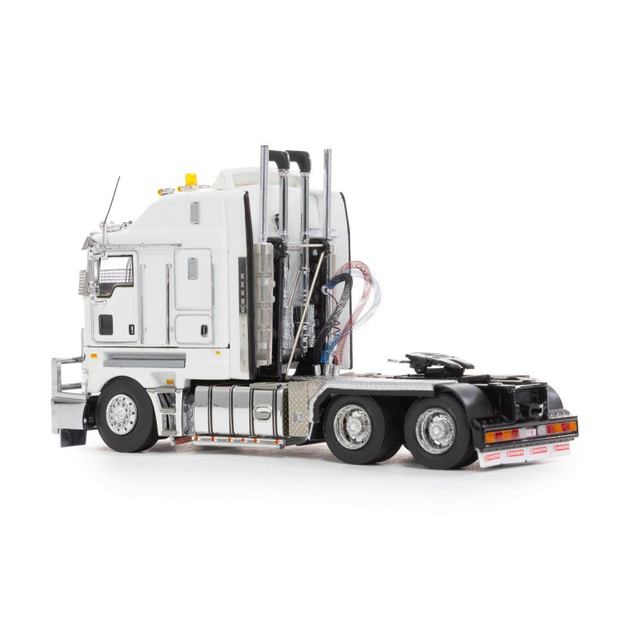 Drake Collectibles Z01540 - Australian Kenworth K200 2.8 Cabin Prime Mover Truck White Black - Phat Cab - Scale 1:50