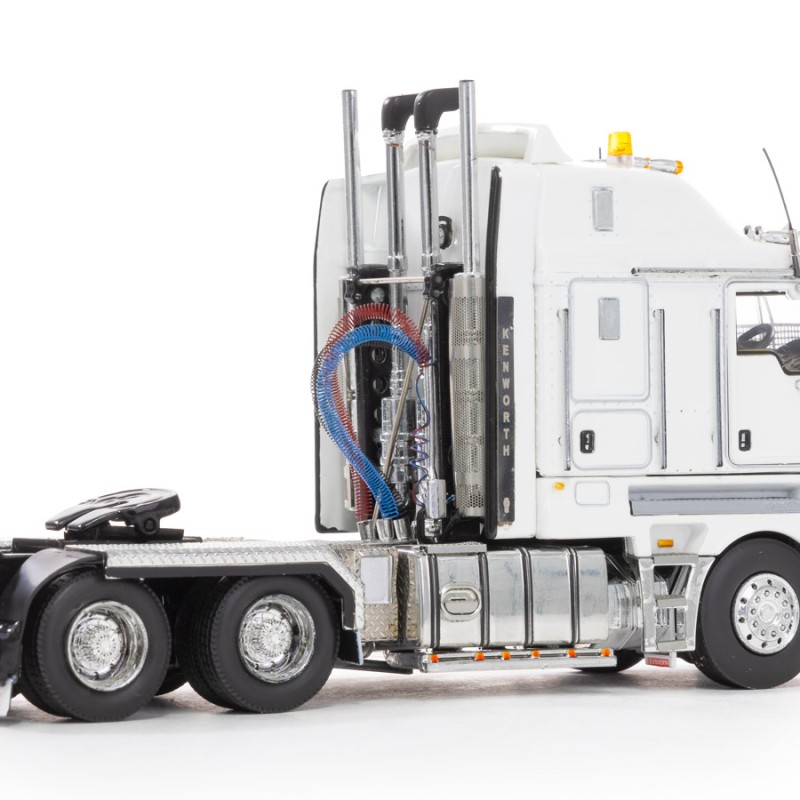 Drake Collectibles Z01540 - Australian Kenworth K200 2.8 Cabin Prime Mover Truck White Black - Phat Cab - Scale 1:50