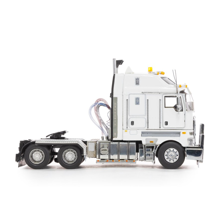 Drake Collectibles Z01540 - Australian Kenworth K200 2.8 Cabin Prime Mover Truck White Black - Phat Cab - Scale 1:50