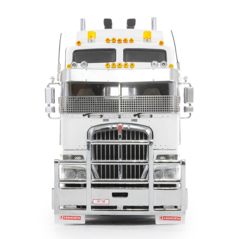 Drake Collectibles Z01540 - Australian Kenworth K200 2.8 Cabin Prime Mover Truck White Black - Phat Cab - Scale 1:50