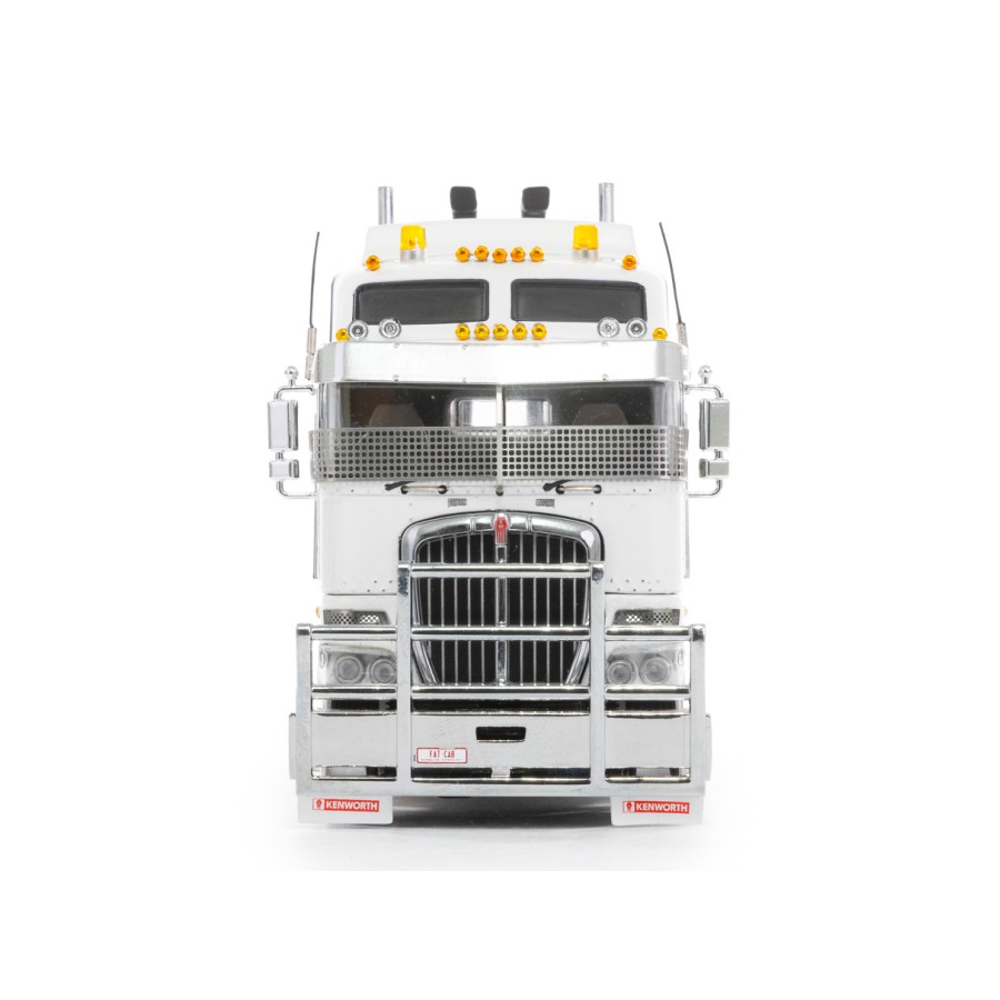 Drake Collectibles Z01540 - Australian Kenworth K200 2.8 Cabin Prime Mover Truck White Black - Phat Cab - Scale 1:50