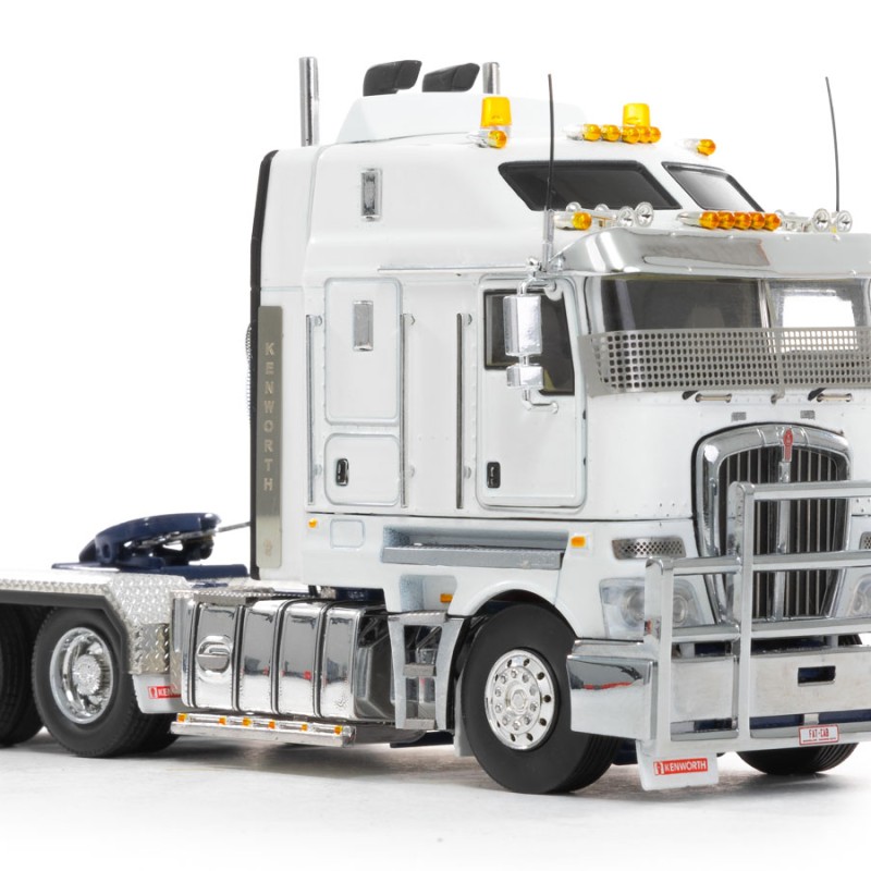 Drake Collectibles Z01541 - Australian Kenworth K200 2.8 Cabin Prime Mover Truck White Blue - Phat Cab - Scale 1:50