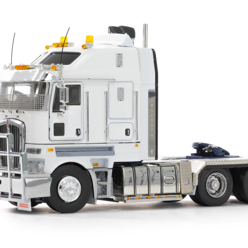 Drake Collectibles Z01541 - Australian Kenworth K200 2.8 Cabin Prime Mover Truck White Blue - Phat Cab - Scale 1:50