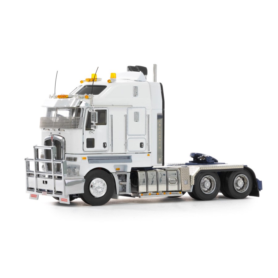 Drake Collectibles Z01541 - Australian Kenworth K200 2.8 Cabin Prime Mover Truck White Blue - Phat Cab - Scale 1:50