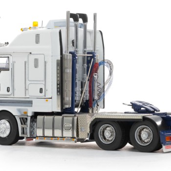Drake Collectibles Z01541 - Australian Kenworth K200 2.8 Cabin Prime Mover Truck White Blue - Phat Cab - Scale 1:50