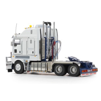 Drake Collectibles Z01541 - Australian Kenworth K200 2.8 Cabin Prime Mover Truck White Blue - Phat Cab - Scale 1:50