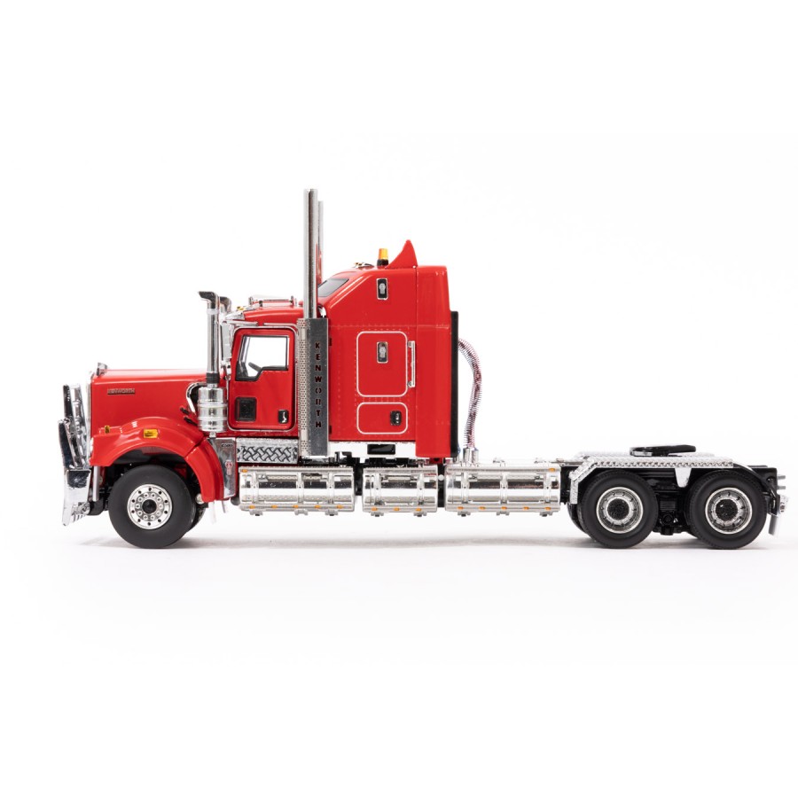 Drake Collectibles Z01585 - Australian Kenworth C509 Prime Mover Chrome Rosso Red - Scale 1:50