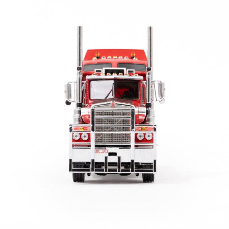 Drake Collectibles Z01585 - Australian Kenworth C509 Prime Mover Chrome Rosso Red - Scale 1:50