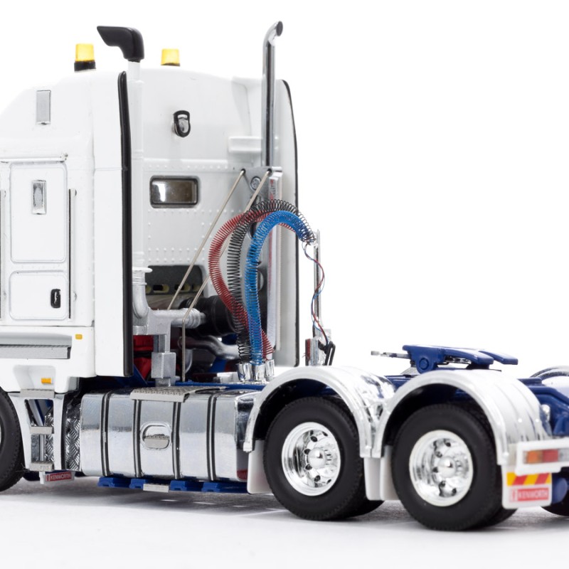 Drake Z01544 AUSTRALIAN KENWORTH K200 PRIME MOVER TRUCK 2.3 Cabin White & Blue - Scale 1:50