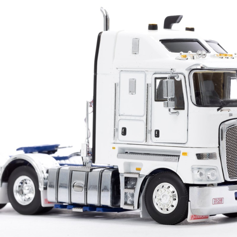 Drake Z01544 AUSTRALIAN KENWORTH K200 PRIME MOVER TRUCK 2.3 Cabin White & Blue - Scale 1:50
