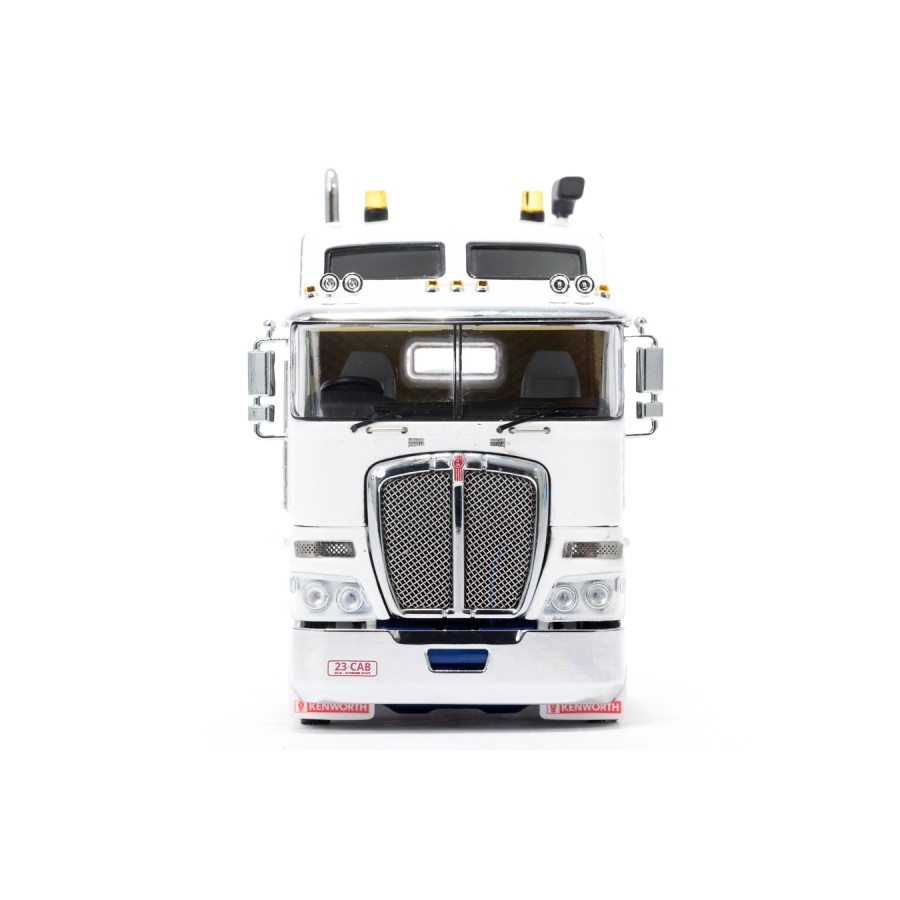 Drake Z01544 AUSTRALIAN KENWORTH K200 PRIME MOVER TRUCK 2.3 Cabin White & Blue - Scale 1:50