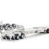 Drake ZT09232 AUSTRALIAN Drake 5x8 Swingwing Drop Deck Trailer and 2x8 Dolly White Heavy Haulage - Scale 1:50