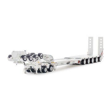 Drake ZT09232 AUSTRALIAN Drake 5x8 Swingwing Drop Deck Trailer and 2x8 Dolly White Heavy Haulage - Scale 1:50