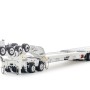 Drake ZT09232 AUSTRALIAN Drake 5x8 Swingwing Drop Deck Trailer and 2x8 Dolly White Heavy Haulage - Scale 1:50