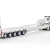 Drake ZT09232 AUSTRALIAN Drake 5x8 Swingwing Drop Deck Trailer and 2x8 Dolly White Heavy Haulage - Scale 1:50