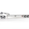 Drake ZT09232 AUSTRALIAN Drake 5x8 Swingwing Drop Deck Trailer and 2x8 Dolly White Heavy Haulage - Scale 1:50