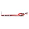 Drake ZT09239 AUSTRALIAN Drake 5x8 Swingwing Drop Deck Trailer and 2x8 Dolly Red Heavy Haulage - Scale 1:50