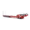 Drake ZT09239 AUSTRALIAN Drake 5x8 Swingwing Drop Deck Trailer and 2x8 Dolly Red Heavy Haulage - Scale 1:50
