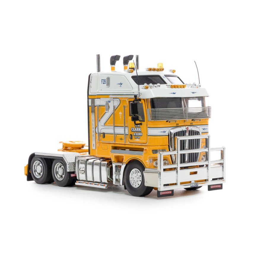 Drake Collectibles Z01542 - Australian Kenworth K200 2.8 Cabin Prime Mover Truck TJ Clark & Sons - Phat Cab - Scale 1:50