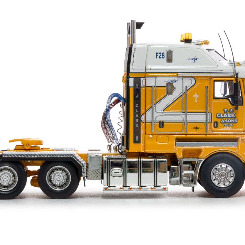Drake Collectibles Z01542 - Australian Kenworth K200 2.8 Cabin Prime Mover Truck TJ Clark & Sons - Phat Cab - Scale 1:50