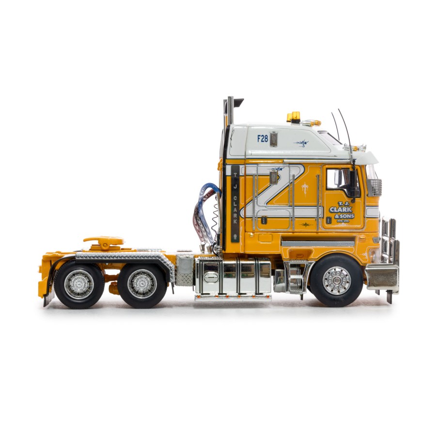 Drake Collectibles Z01542 - Australian Kenworth K200 2.8 Cabin Prime Mover Truck TJ Clark & Sons - Phat Cab - Scale 1:50