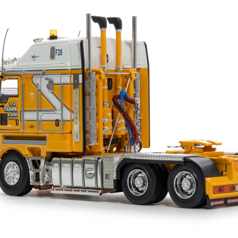 Drake Collectibles Z01542 - Australian Kenworth K200 2.8 Cabin Prime Mover Truck TJ Clark & Sons - Phat Cab - Scale 1:50