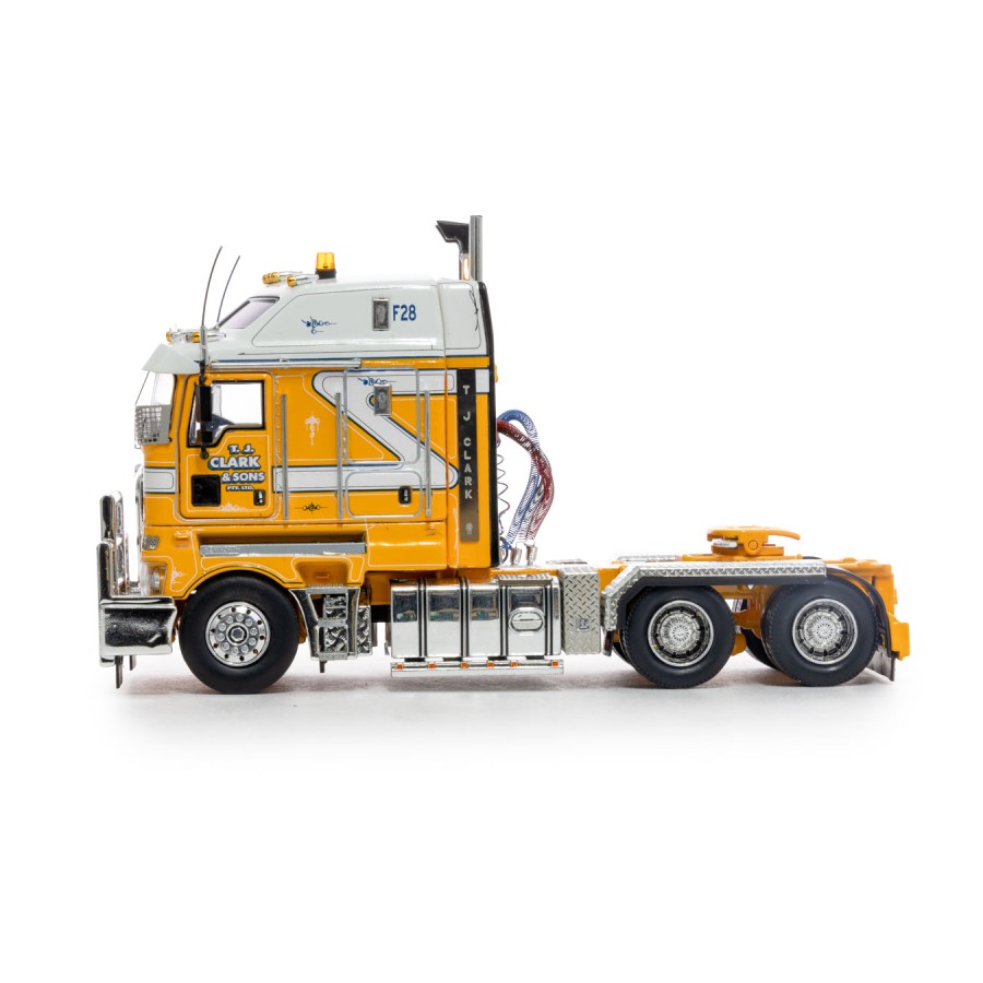 Drake Collectibles Z01542 - Australian Kenworth K200 2.8 Cabin Prime Mover Truck TJ Clark & Sons - Phat Cab - Scale 1:50