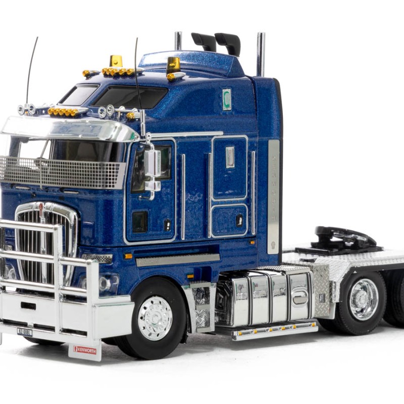 Drake Collectibles Z01589 - Australian Kenworth K200 2.8 Cabin Prime Mover Truck Blue Metallic - Phat Cab - Scale 1:50