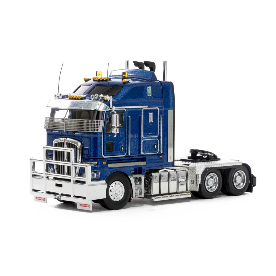 Drake Collectibles Z01589 - Australian Kenworth K200 2.8 Cabin Prime Mover Truck Blue Metallic - Phat Cab - Scale 1:50