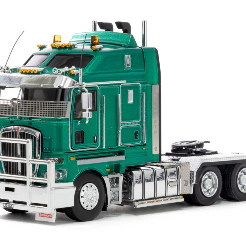 Drake Collectibles Z01590 - Australian Kenworth K200 2.8 Cabin Prime Mover Truck Green Metallic - Phat Cab - Scale 1:50